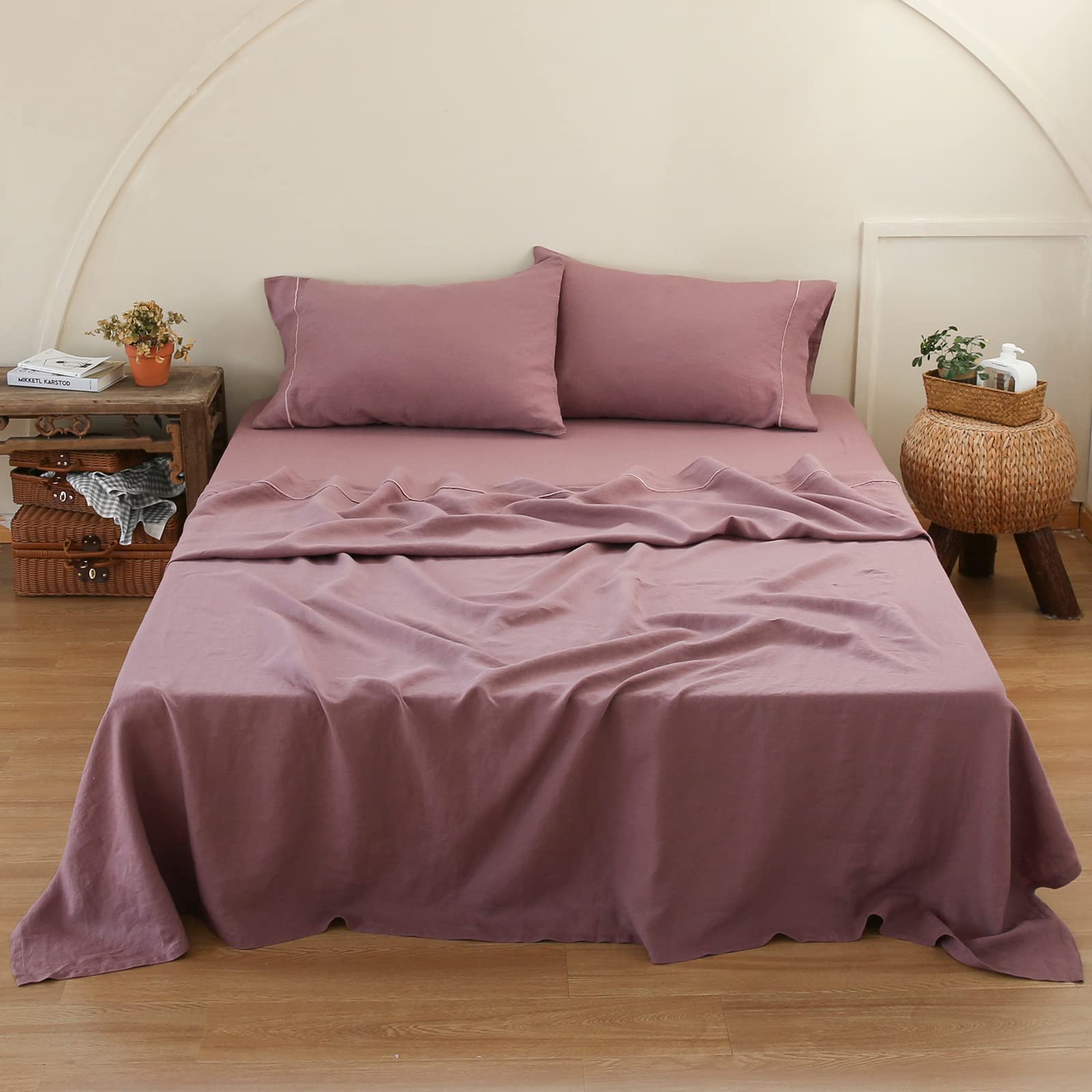 Simple&Opulence 100% Linen Sheet Set