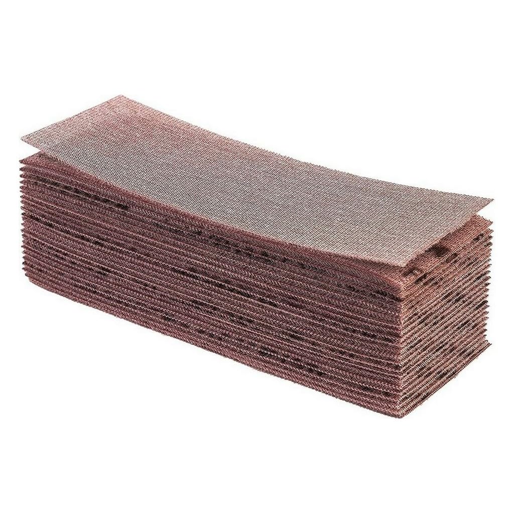 Mirka Abranet tiras lijado malla 80x230 mm cierre adhesivo P180 50 uds | Tiras de lijado malla para madera masilla barniz plástico alta durabilidad y eficiencia en lijado profesional