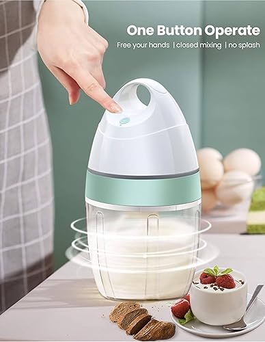 Miniatura 2 de Batidora de huevos de pie, batidor eléctrico de huevos, mini espumador perfecto para crema, café, matcha, chocolate caliente, batidora de mano