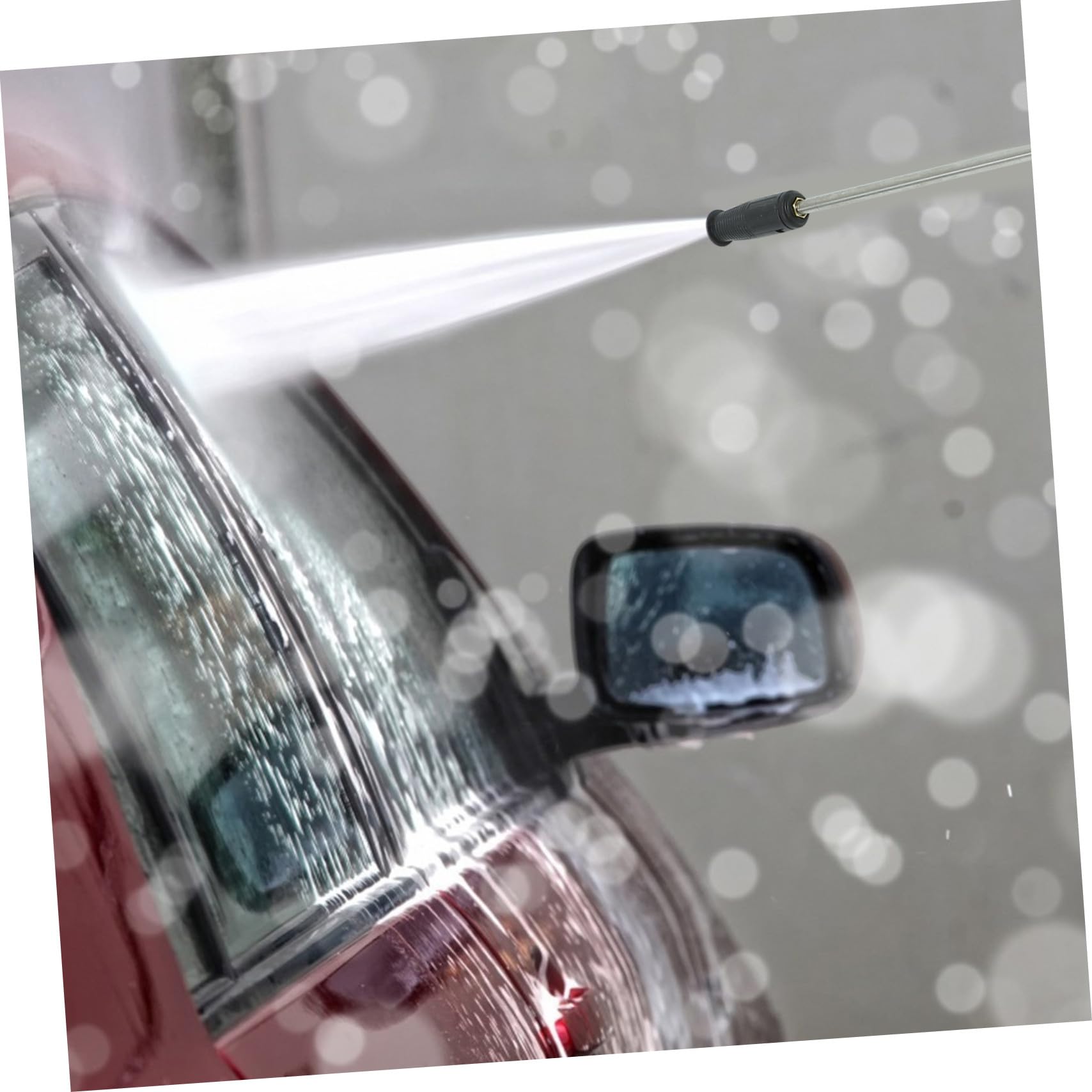 SOIMISS Boquillas Ajustables para Lavadora Presión Accesorios Profesionales para Limpieza de Coches Mango Ergonómico Resistente y Compatible Mayoría de Hidrolimpiadoras de