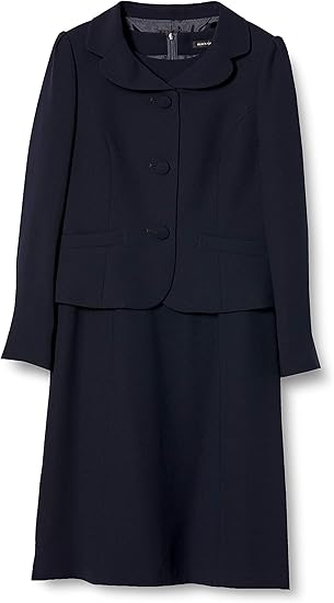 Amazon B Gallery お受験アンサンブルスーツ ジャケット ワンピース 濃紺 洗える 夏対応 ネイビー 3号 21号 ワンピーススーツ 通販