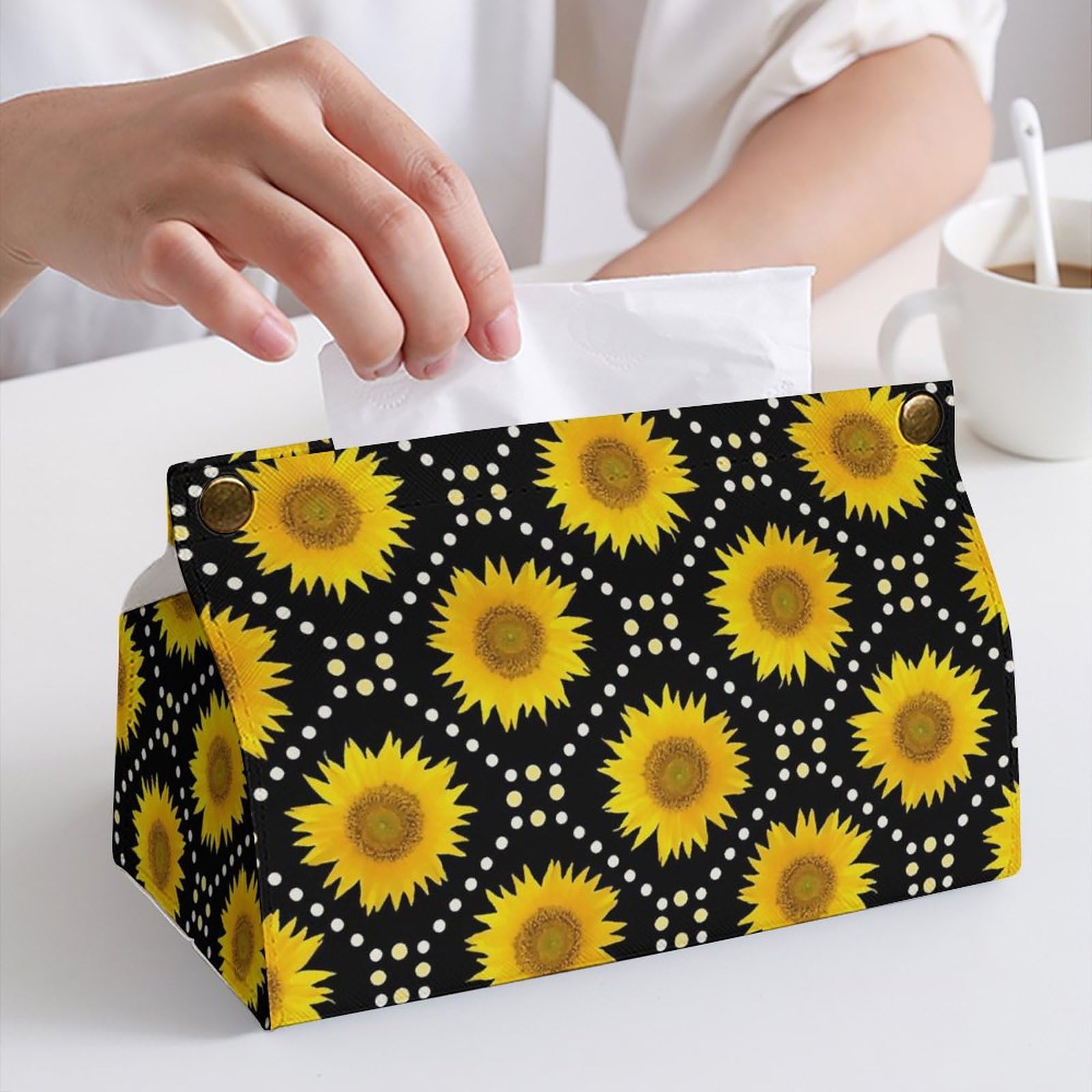 ボックスティッシュカバー ひまわり