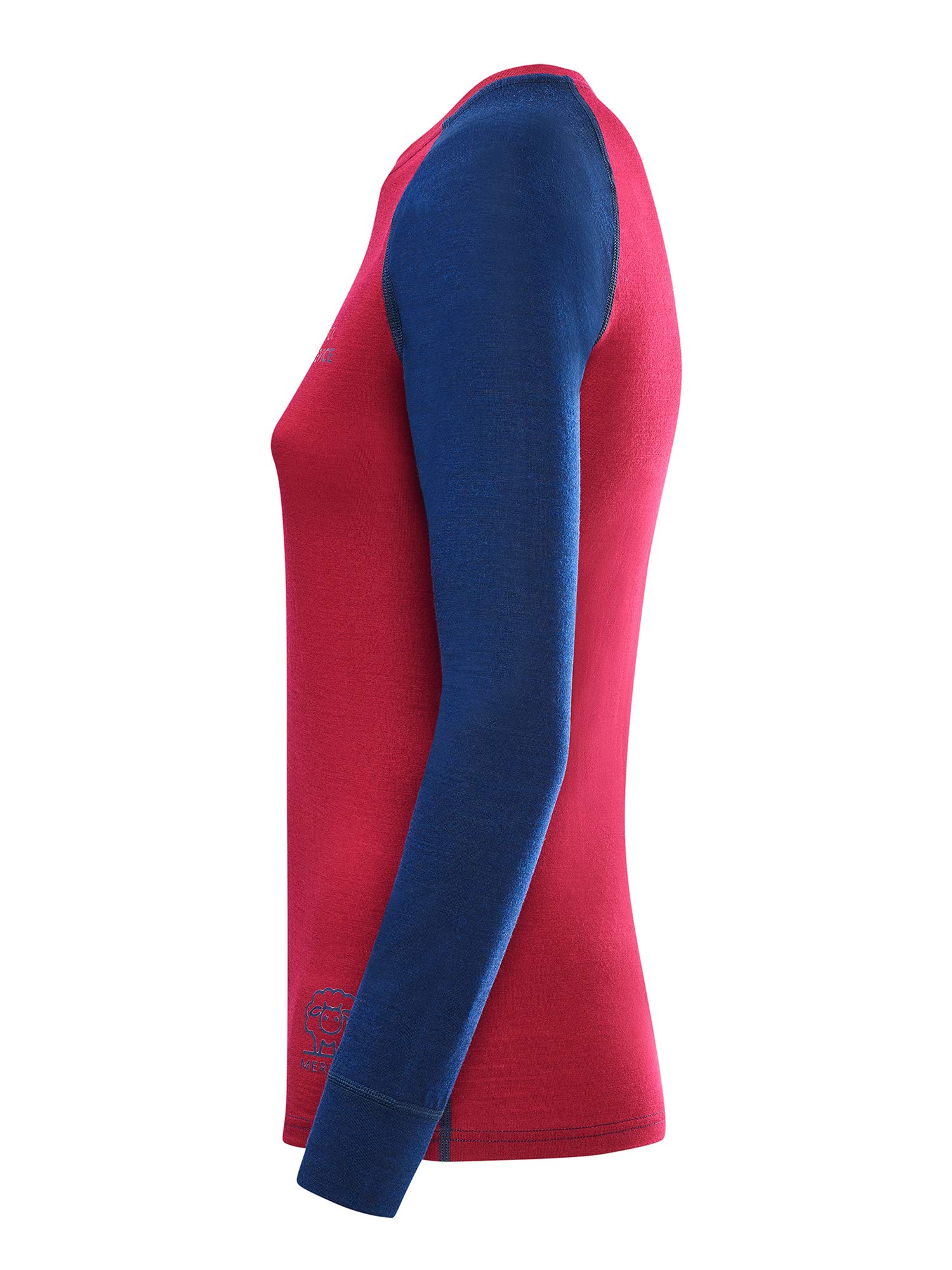 Black Crevice Maglia A Manica Lunga, Donna, Lana Merino Maglia Donna