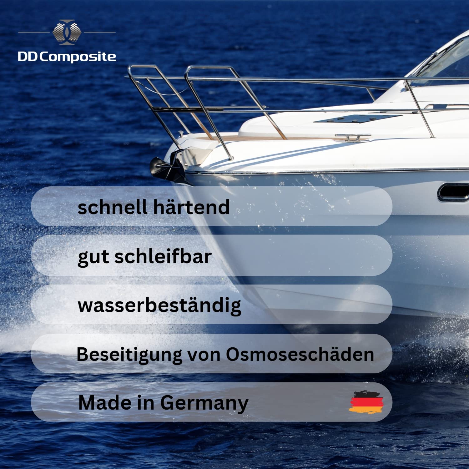 DD Composite 4,5kg Epoxidharz-Spachtel Feinspachtel Füllspachtel Spachtelmasse 2K
