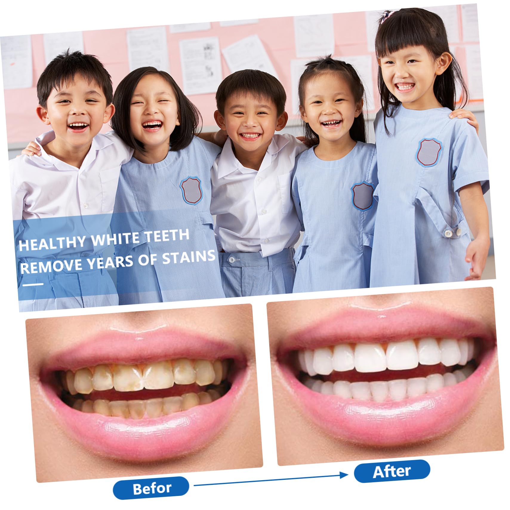 Beavorty 8 Pezzi Spazzolino Automatico Spazzolino Ricaricabile A Setole Morbide Da Denti Per Bambini Domestico Elettrico A Prova Di Acqua
