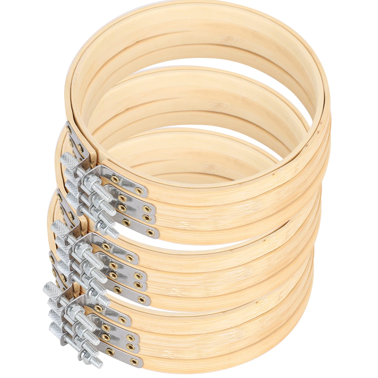 Anillos para costura en tus tardes de punto de cruz con bastidores de bambú ajustables de 5.1in