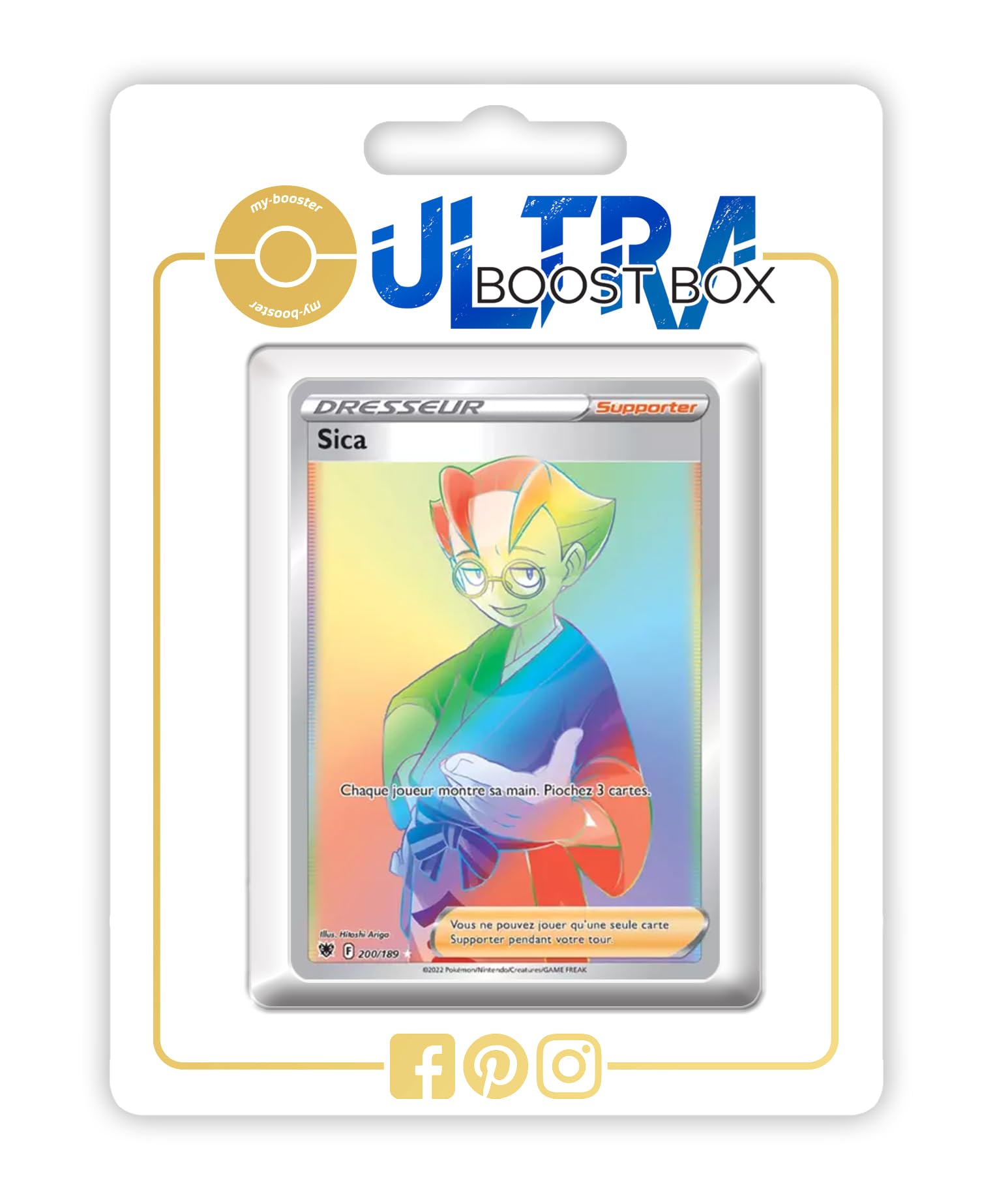 my-booster- Pokémon Company SWSH10-FR24-UB-200, Multicolore