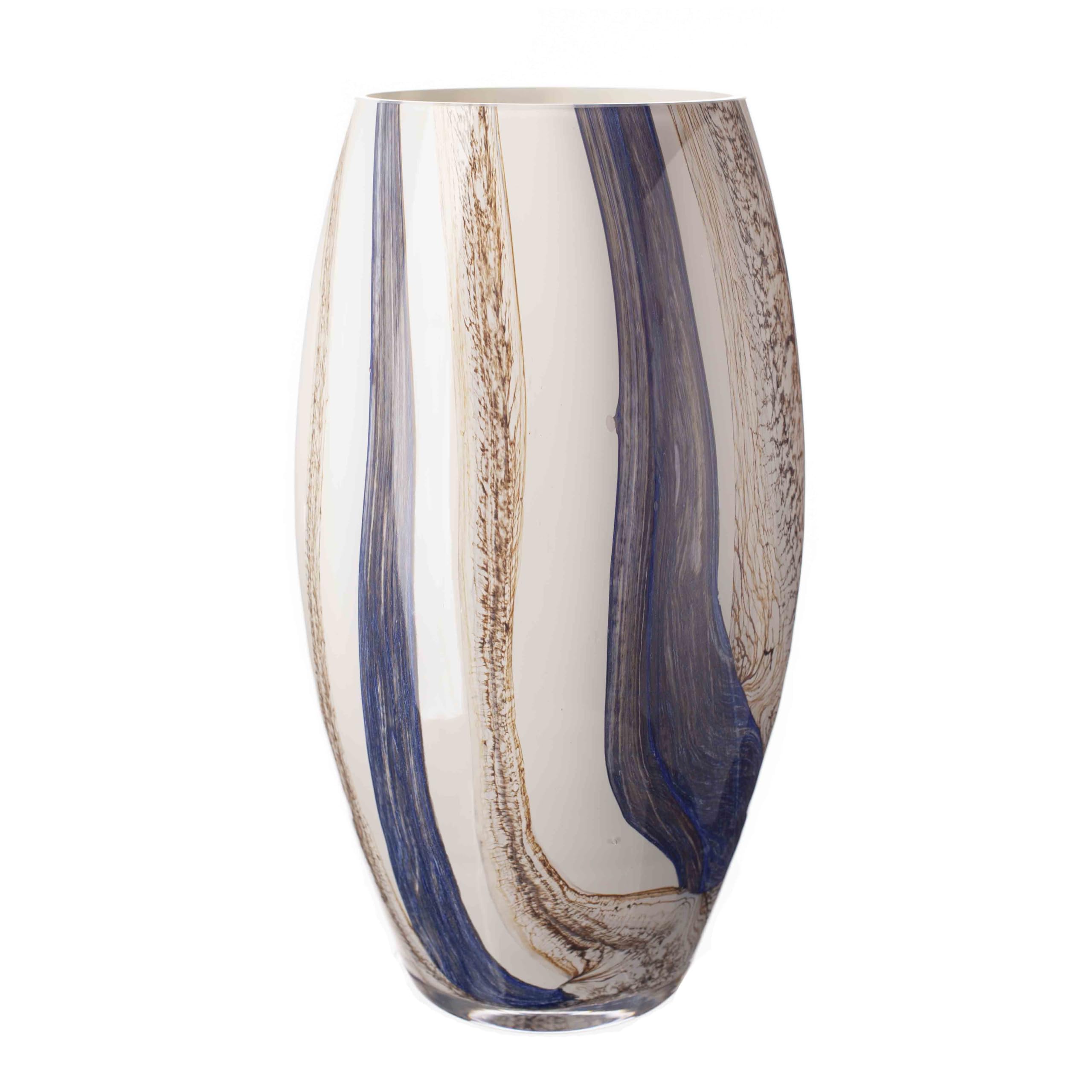 Large Tapered Vase in Naval Oak (Height 32cm)
