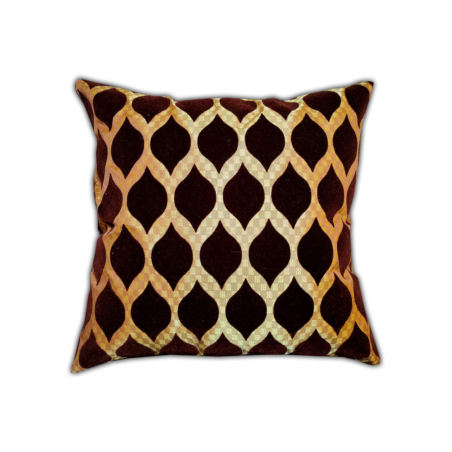 Buy KANUSHI Industries® Reversible Decorative Cushion Covers Set of  2 (24 X24 Inches)(CC Y 2PC 24X24) Online at Low Prices in India