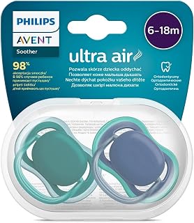 Philips Avent SCF085/31 Ultra Air Emzik 6-18 Ay 2'li Paket İndigo