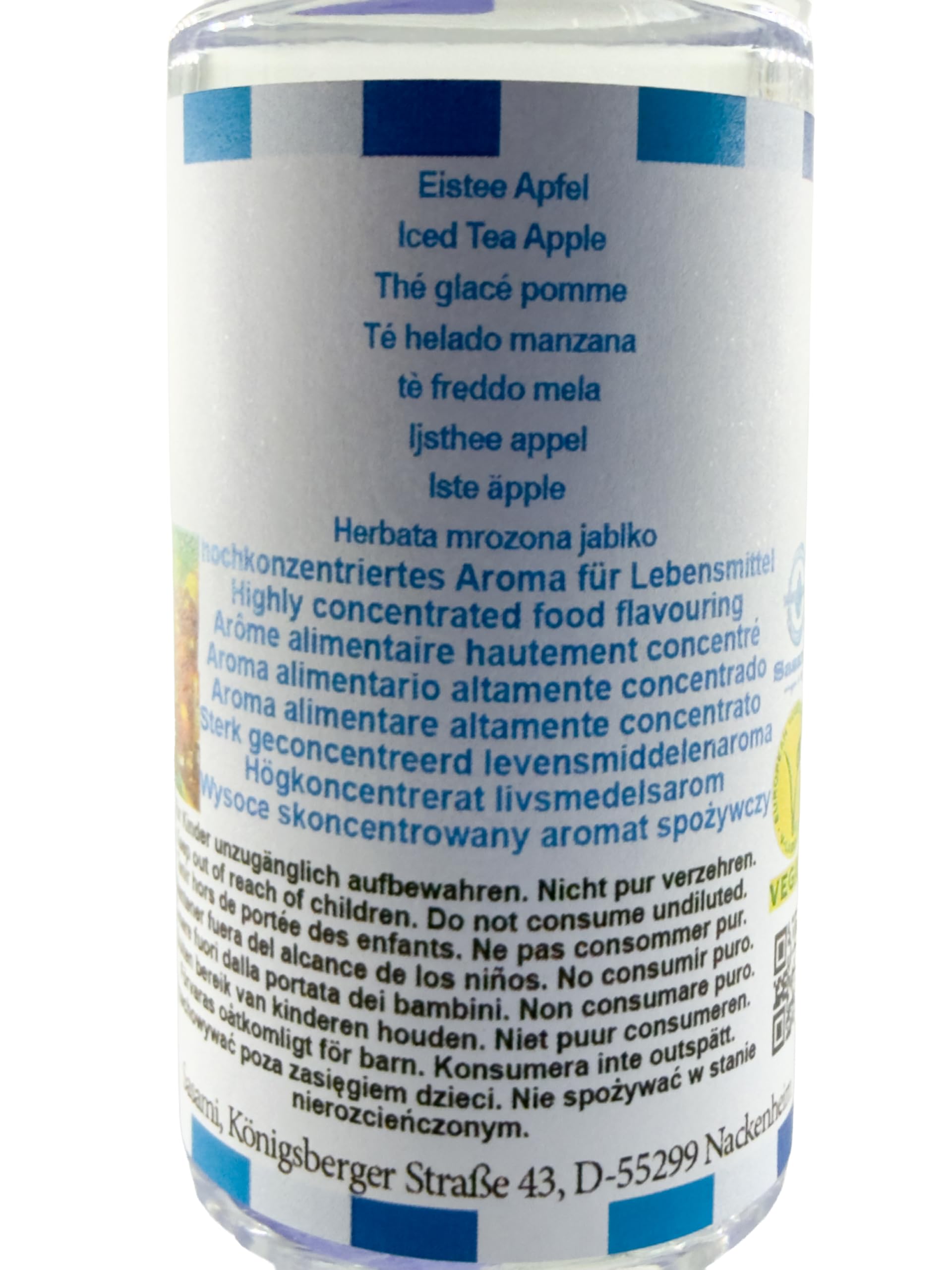 Aroma concentrato tè freddo mela - vegano - Sasami - 100ml