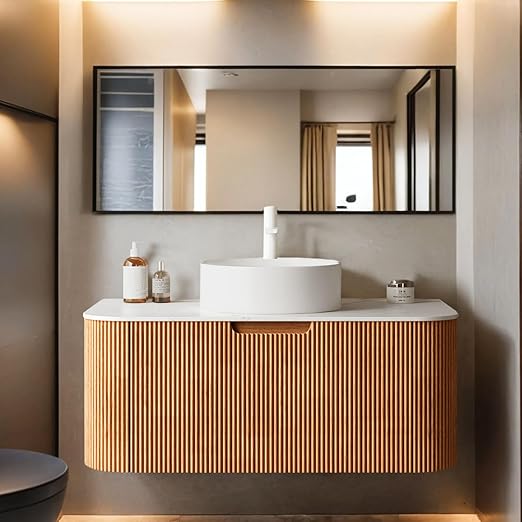 Amazon.com: 36 inch Bathroom Vanity with Sink, Floating Cabinet with ...