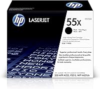 Vista 1 de HP CE255X 55X Cartucho original de LaserJet Toner, de alto rendimiento.
