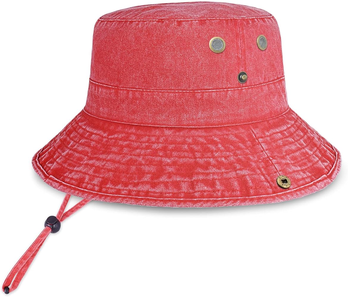 CHOK.LIDS Classic Cotton Style Wide Brim Bucket Hat with CHOK.LIDS Classic Cotton Style Wide Brim Bucket Hat with