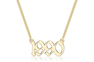 Timeless Birth Year Pendant Necklace