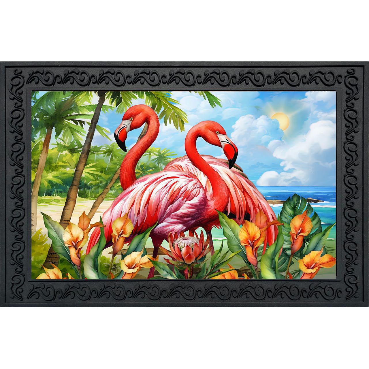 Briarwood Lane Flamingo Pair Doormat