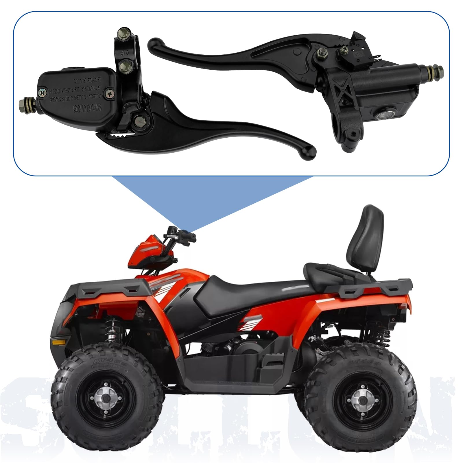 Sostituzione pompa freno anteriore mot Polaris Sportsman 300 400 450 500 600 700 800 SCRAMBLER 500 TRAIL BLAZER 330 TRAIL BOSS 250 7/8"22mm
