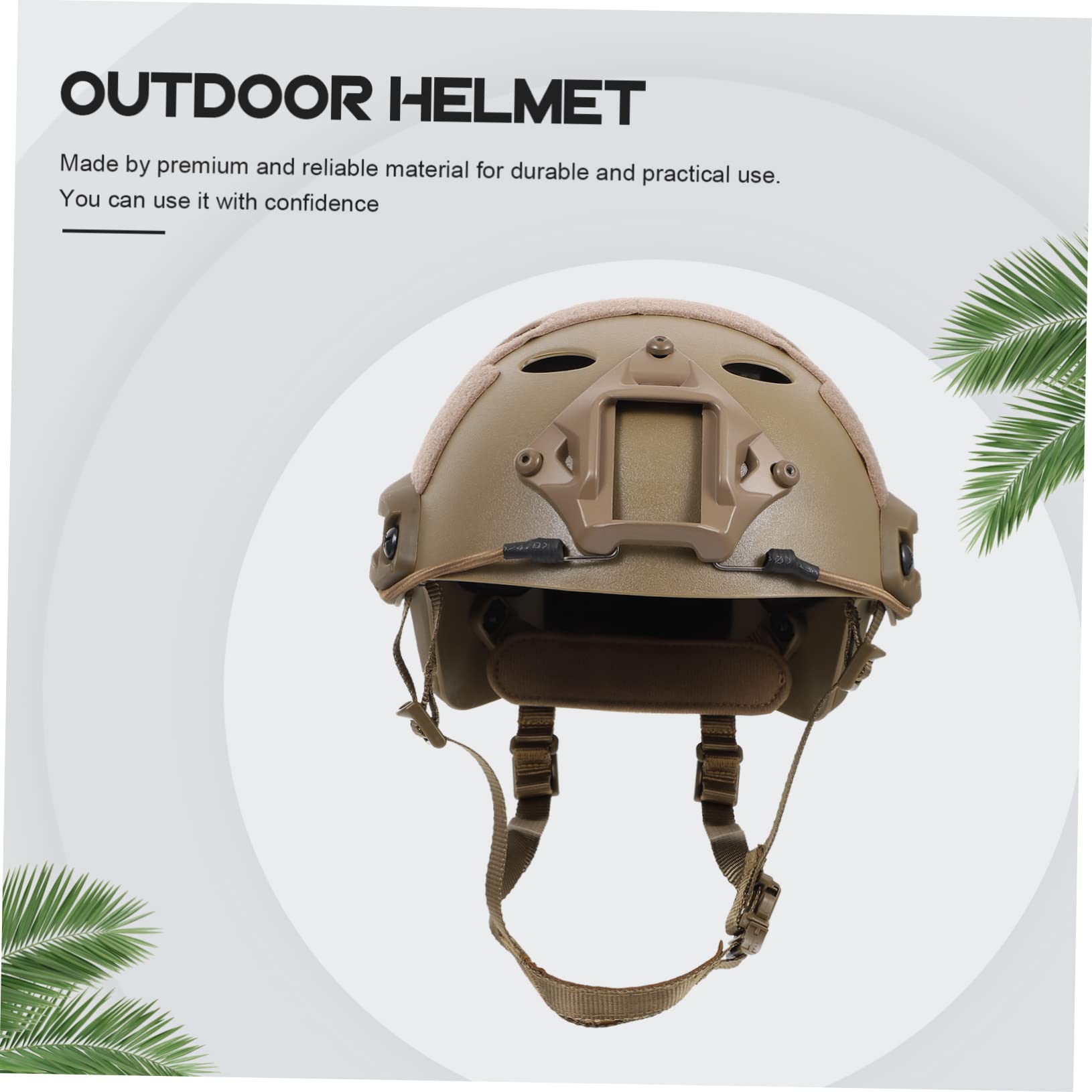 Casque de Vélo Robuste Antichoc en Abs Marron pour Adulte