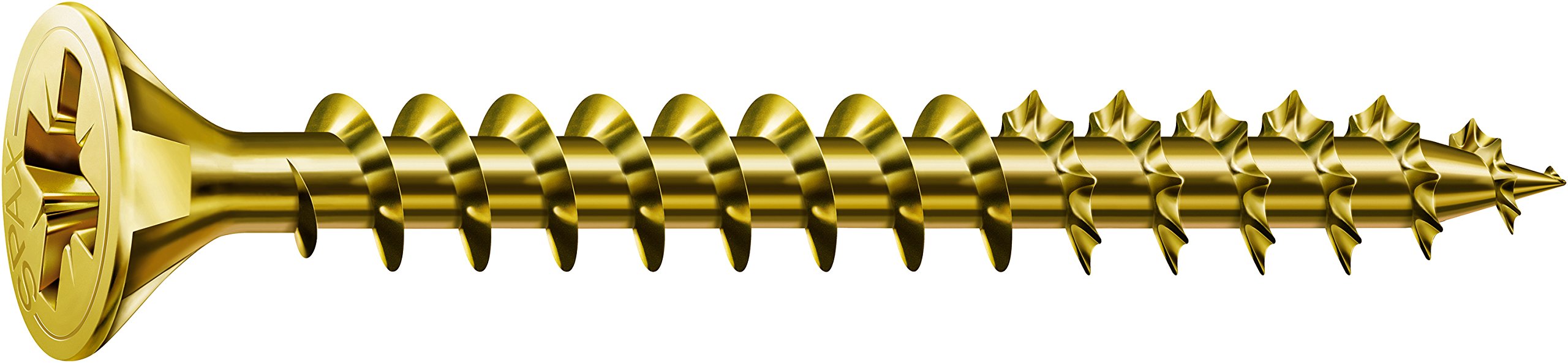 Spax Universal Screw, 1081020300163, Galvanised Yellow, 3,0 x 16 mm