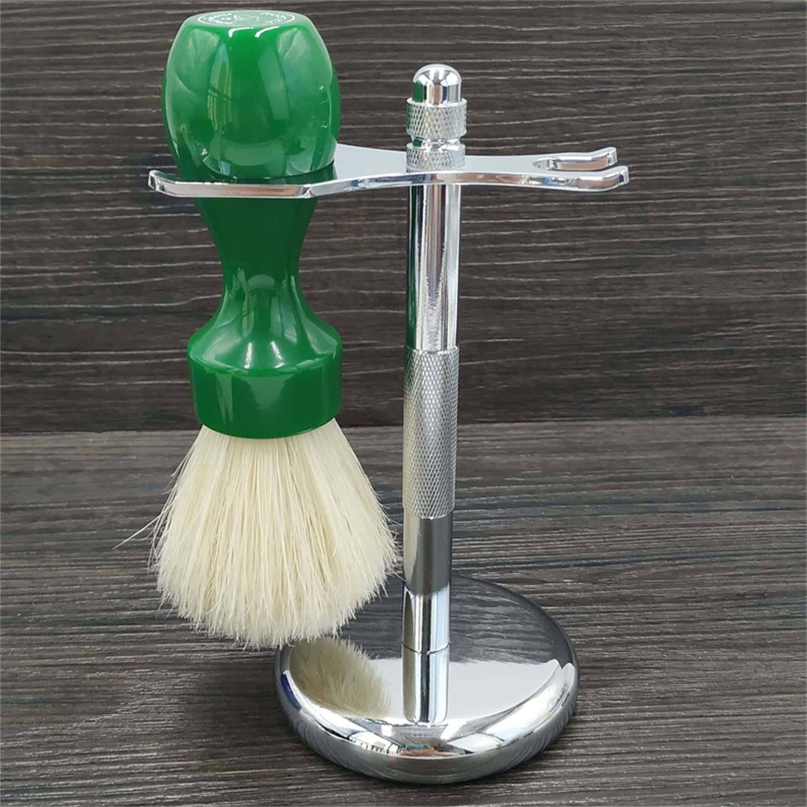 Pennello da Barba Fatto a Mano Alta qualità Barba Schiuma Spazzola Manico in Resina Uomo Pennello da Barba Bagnato