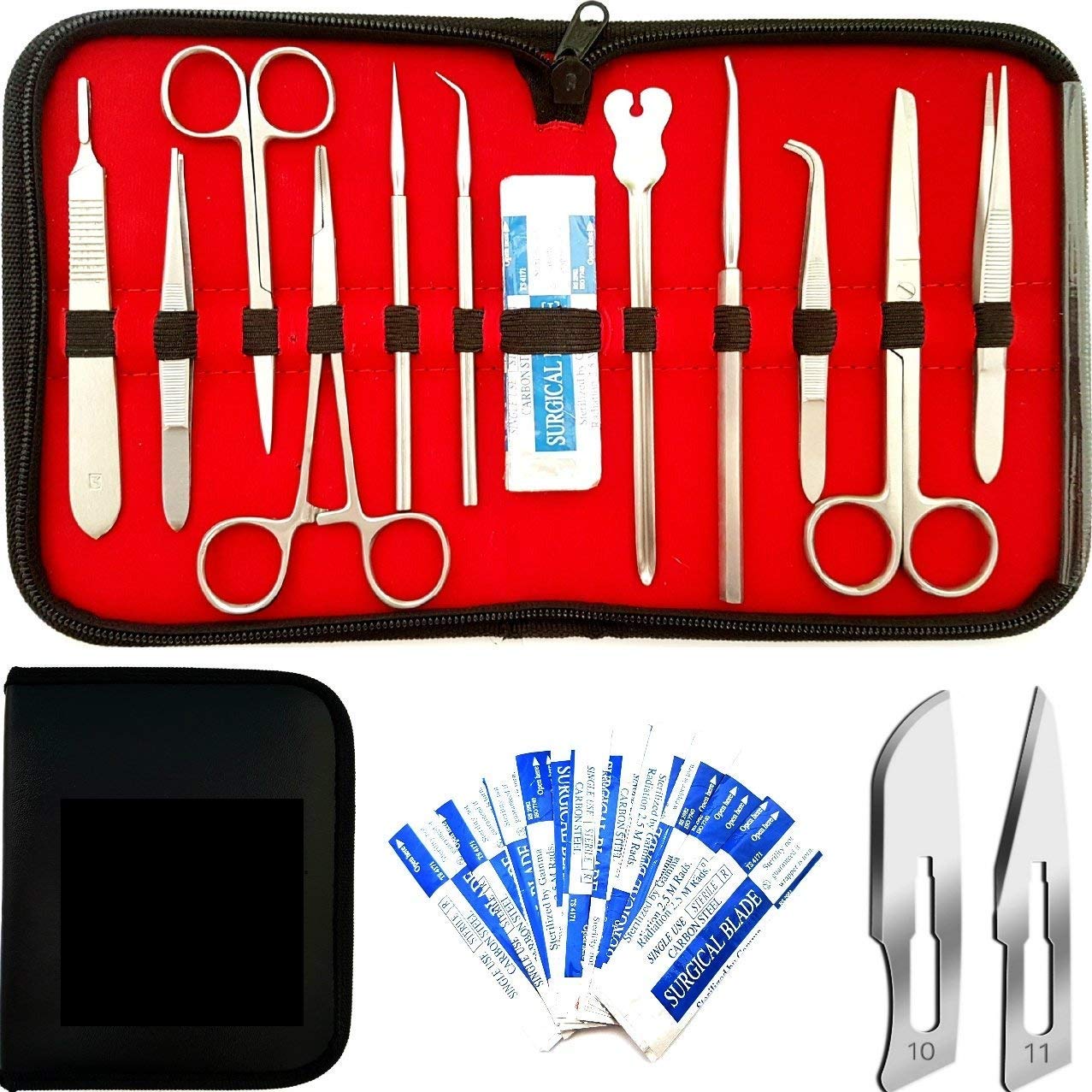 Forgesy 22 Pcs Advanced Dissection Kit For Anatomy and Biology Medical Students With Scalpel Knife Handle - 11 Blades - Case (B08YRWN4ZZ) Amazon Price History, Amazon Price Tracker