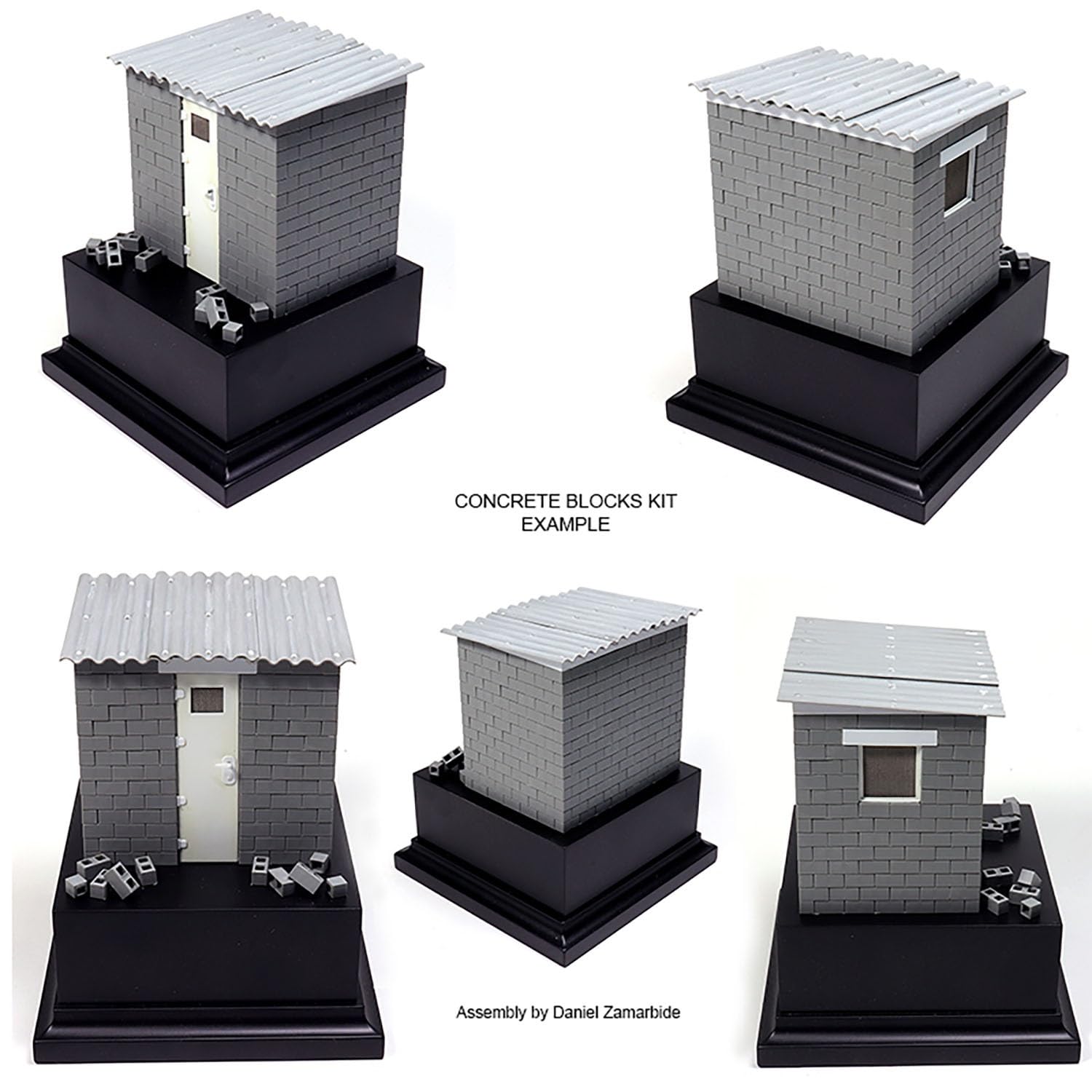 Amazon | AKインタラクティブ 1/35 コンクリートブロック 小屋製作