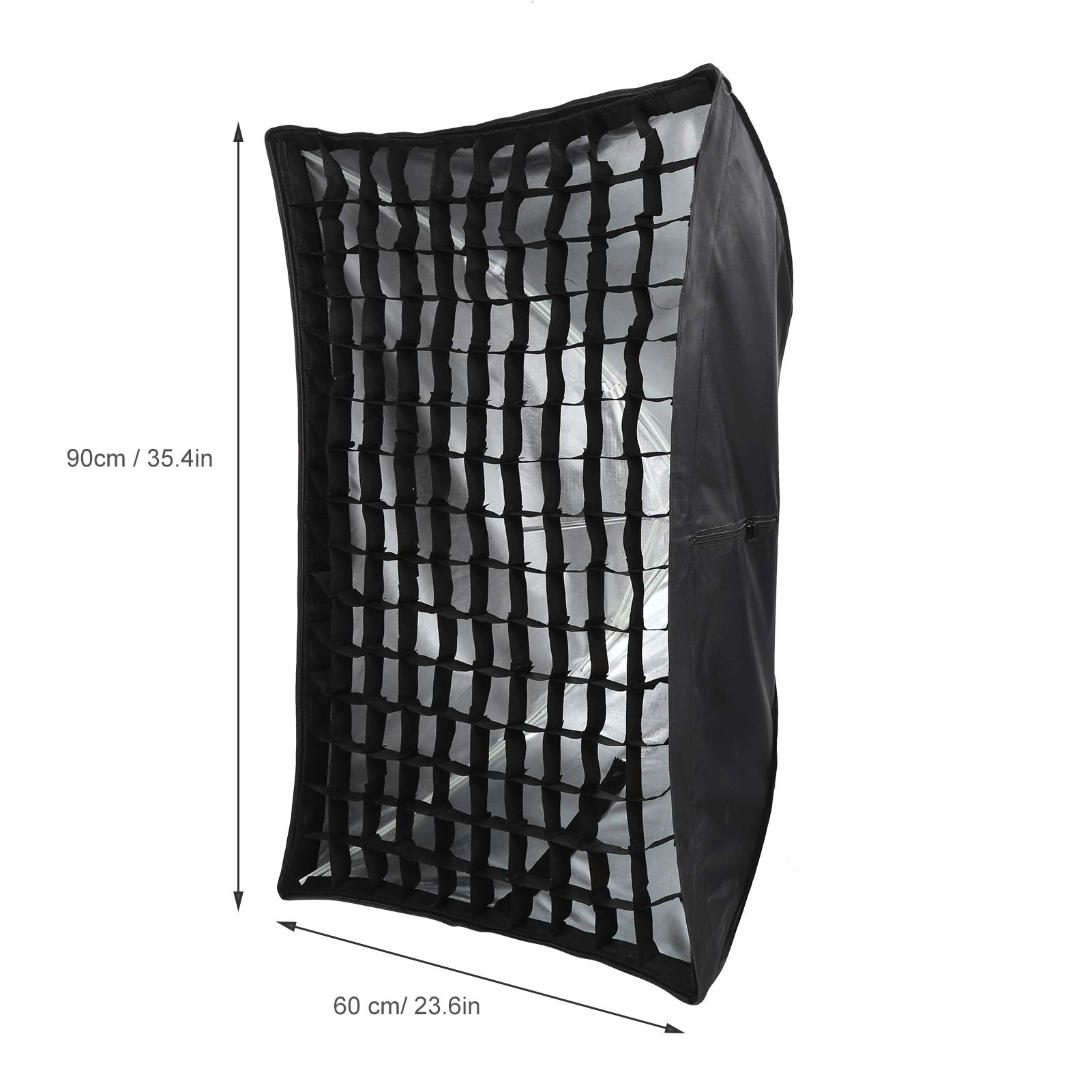 Yinhing Prostokątny Softbox 60x90cm z Gridem, Przenośne Studio
