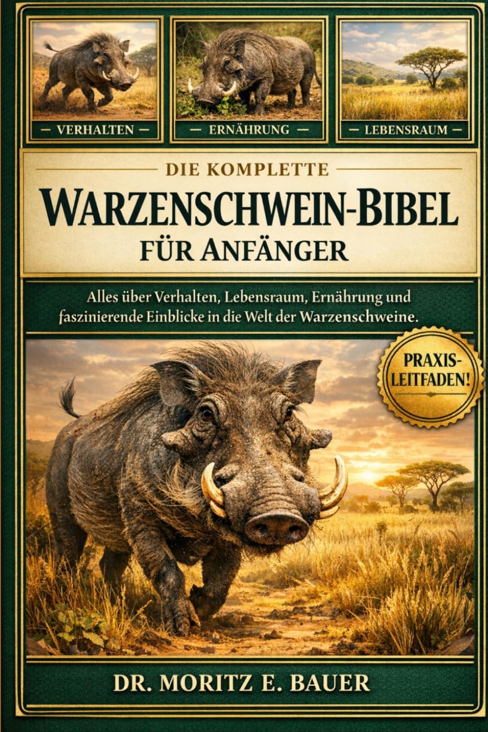 DIE KOMPLETTE WARZENSCHWEIN-BIBEL FÜR ANFÄNGER: Alles, was Sie über Warzenschweine wissen müssen : Artenübersicht und Verhalten, Lebensraum und Verbreitungsgebiet....Wissen für Anfänger und Liebhaber.