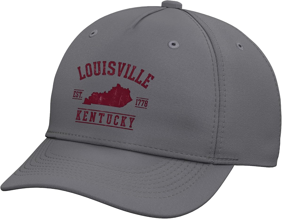 Louisville Kentucky Est 1778 Gorra de béisbol ajustable retro clásica