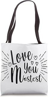 Cursive Handwriting Happy Valentines Day Love You Mostest Tote Bag
