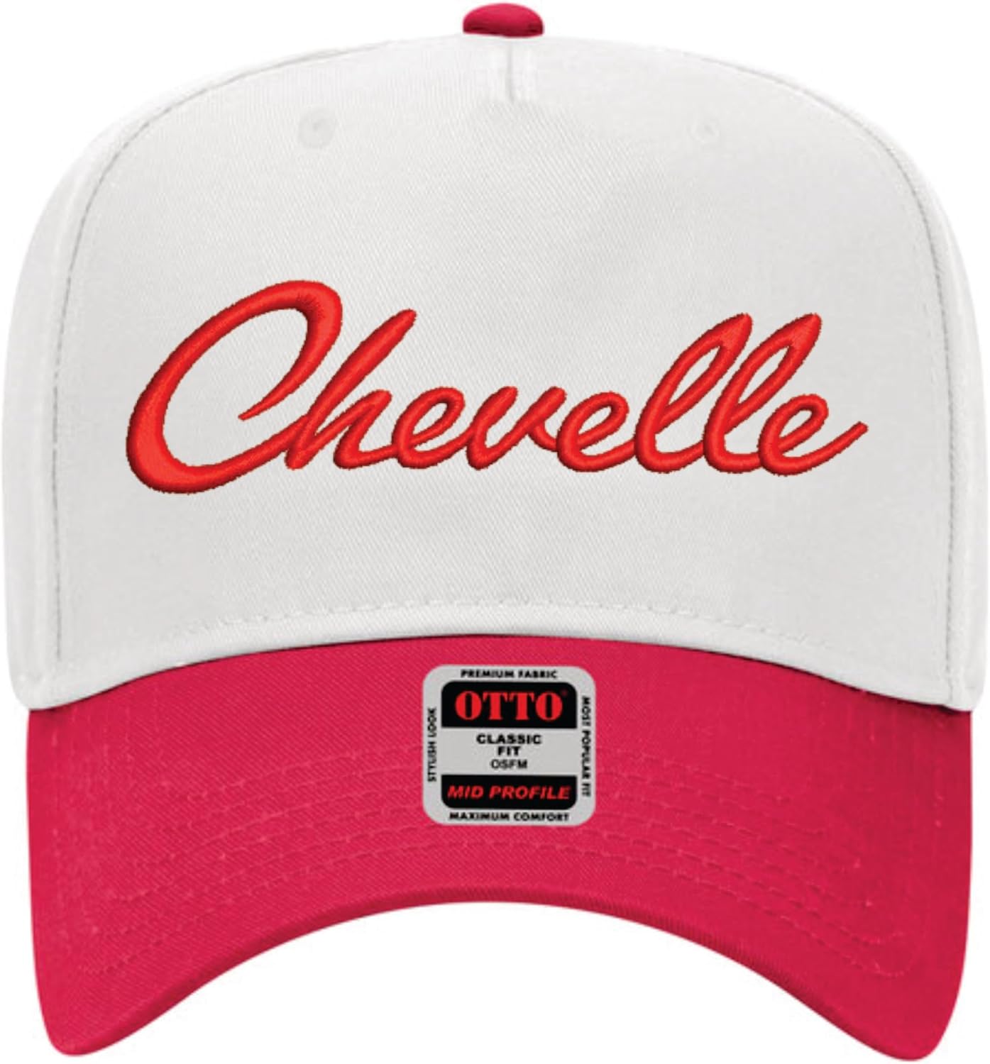 Classic Chevelle Embroidered Two Tone Cap Vintage Muscle Car Hat