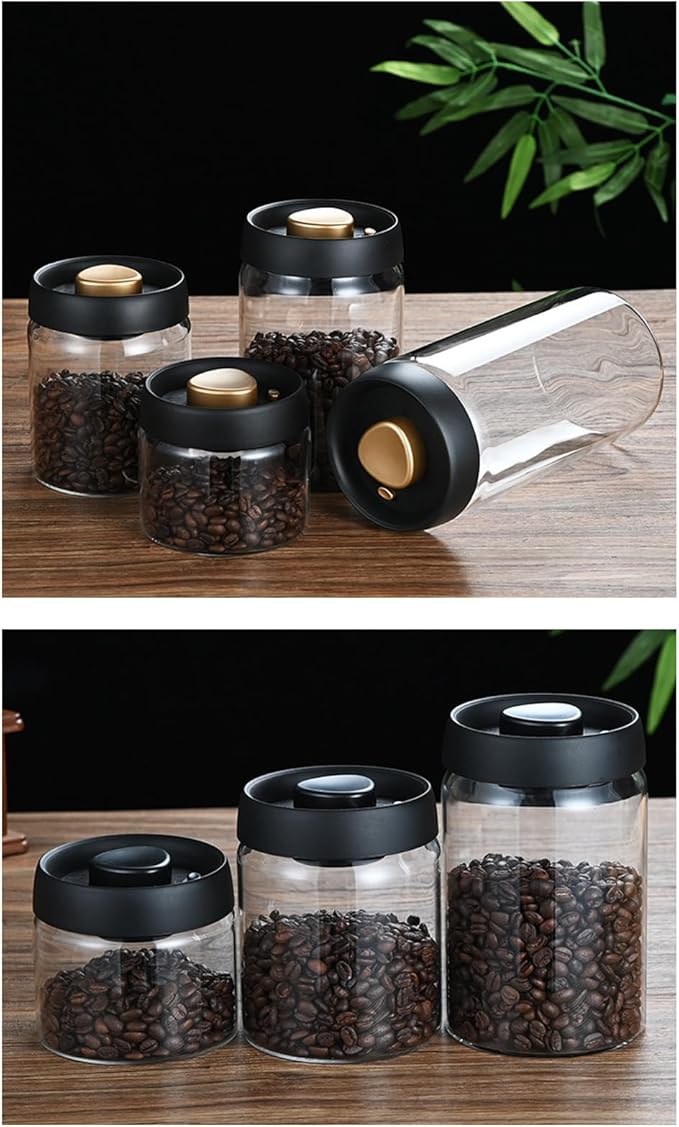 Frasco de vidrio sellado al vacío para café 2.15L miniatura 7