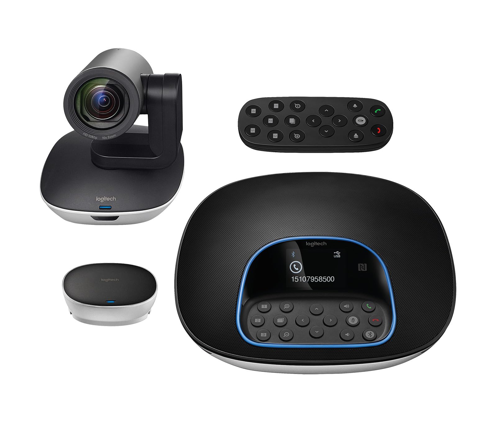 Logitech webcams GROUP video conferencing system, 1080p