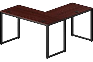 SHW Home Office 55-Inch Large Computer Desk