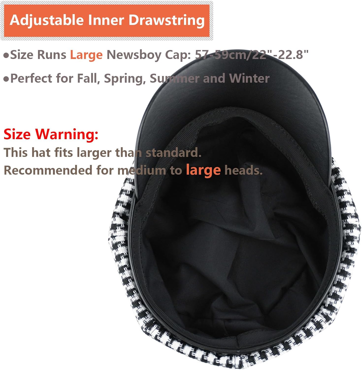 KORIXINE Womens Newsboy Cap French Fashion Hats Summer Cabbie Baker Boy Hat for Fall Beret Cap - Image 8