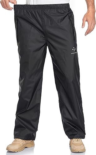 Miniatura 3 de Pantalones impermeables para hombre pantalones de lluvia resistentes al viento pantalones de senderismo al aire libre con bolsillos