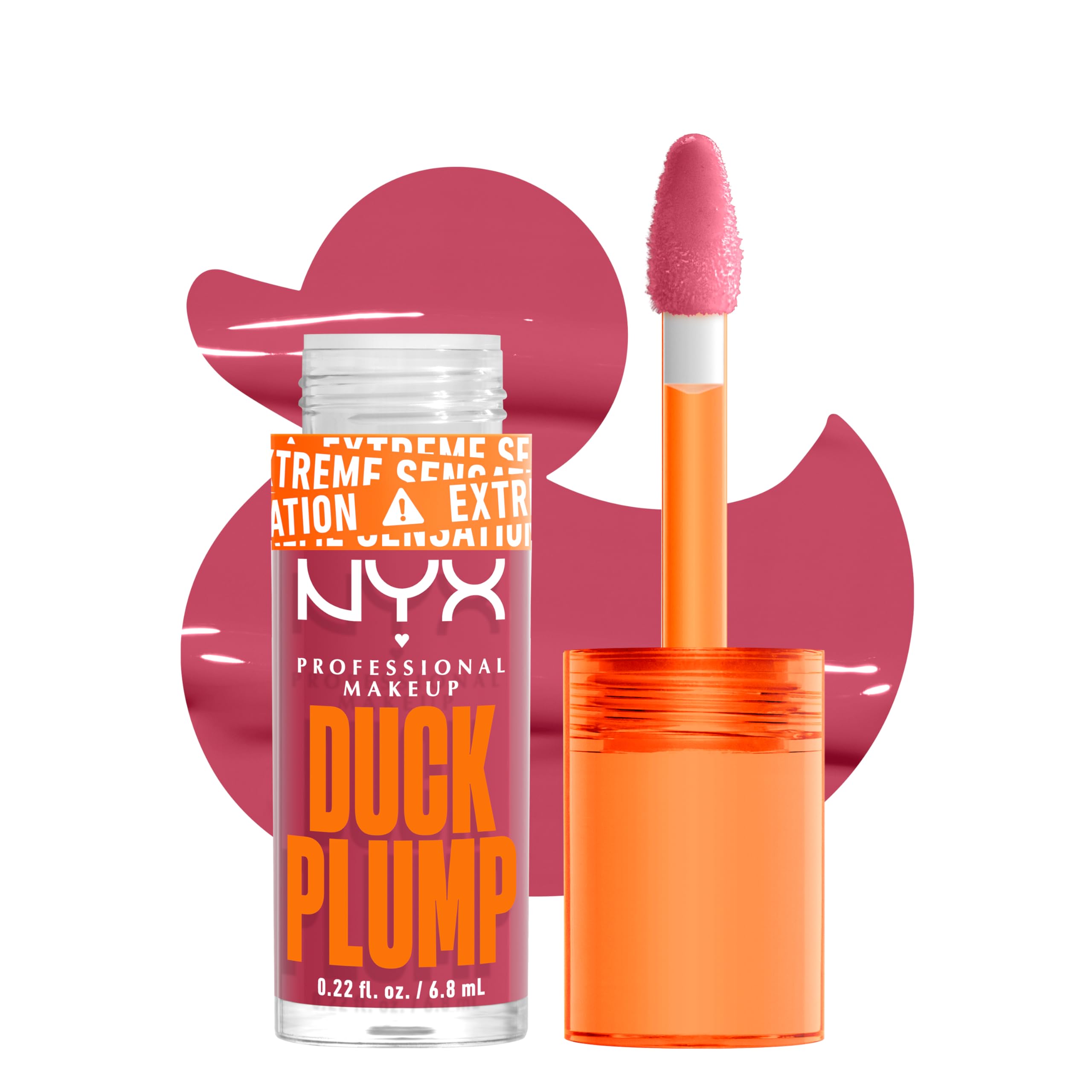 NYX PROFESSIONAL MAKEUP DUCK PLUMP LIP PLUMPING LACQUER - STRIKE A ROSE
