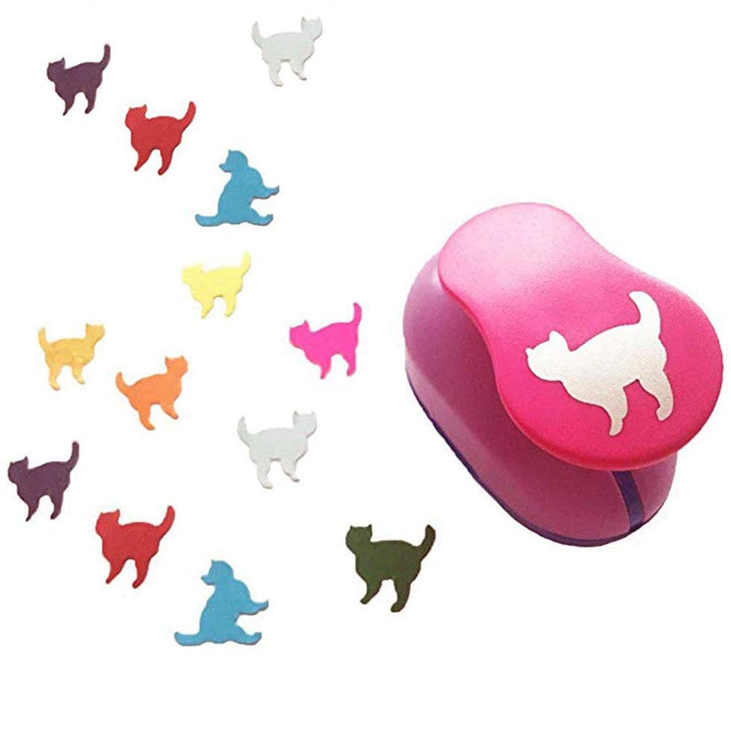 Carykon 1" Clever Lever Craft Punch - Paper Cutting Shape (Cat)