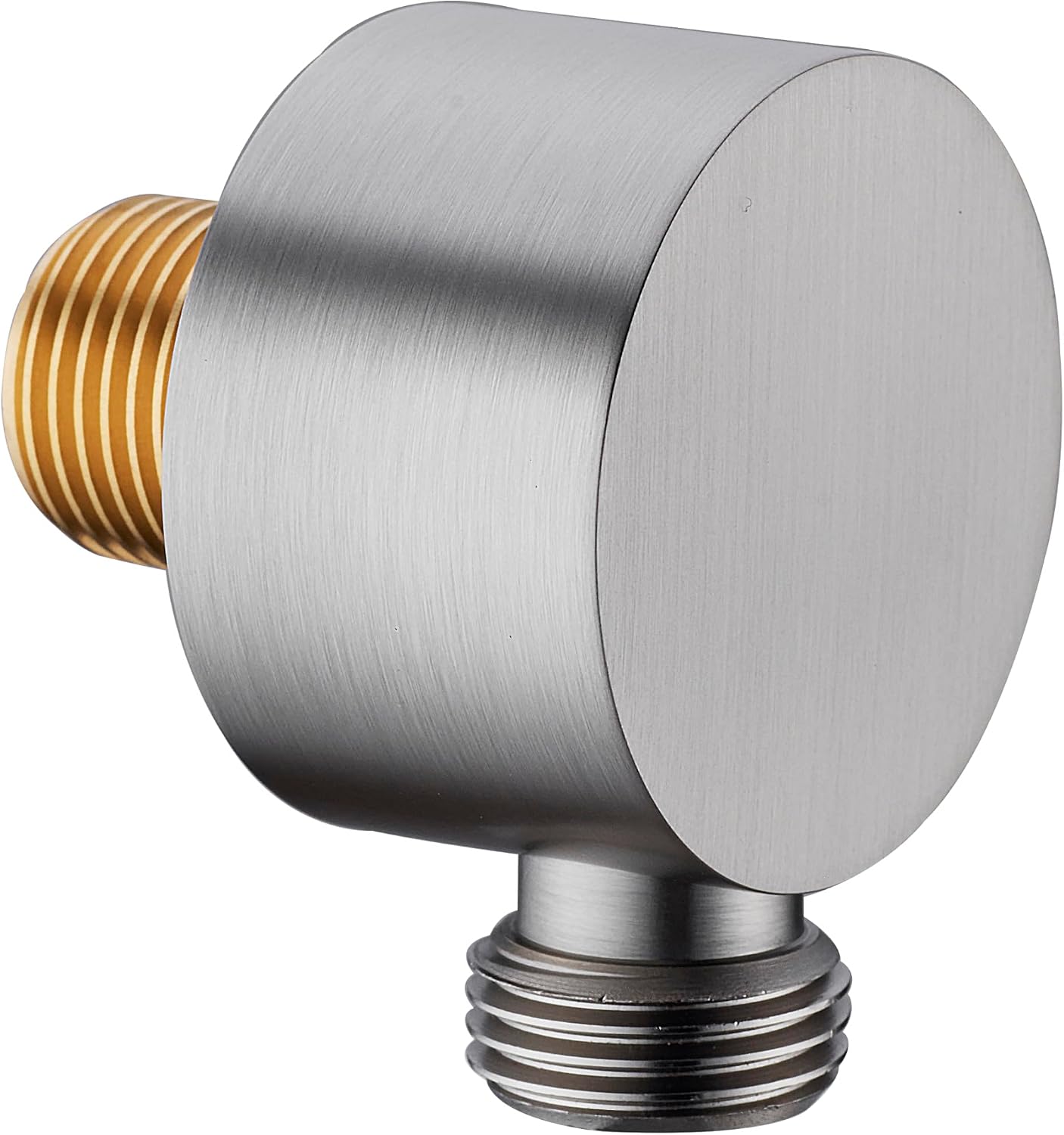 Brass Wall Mount Shower Drop Ell, 1/2" NPT Handheld Shower Hose Connector