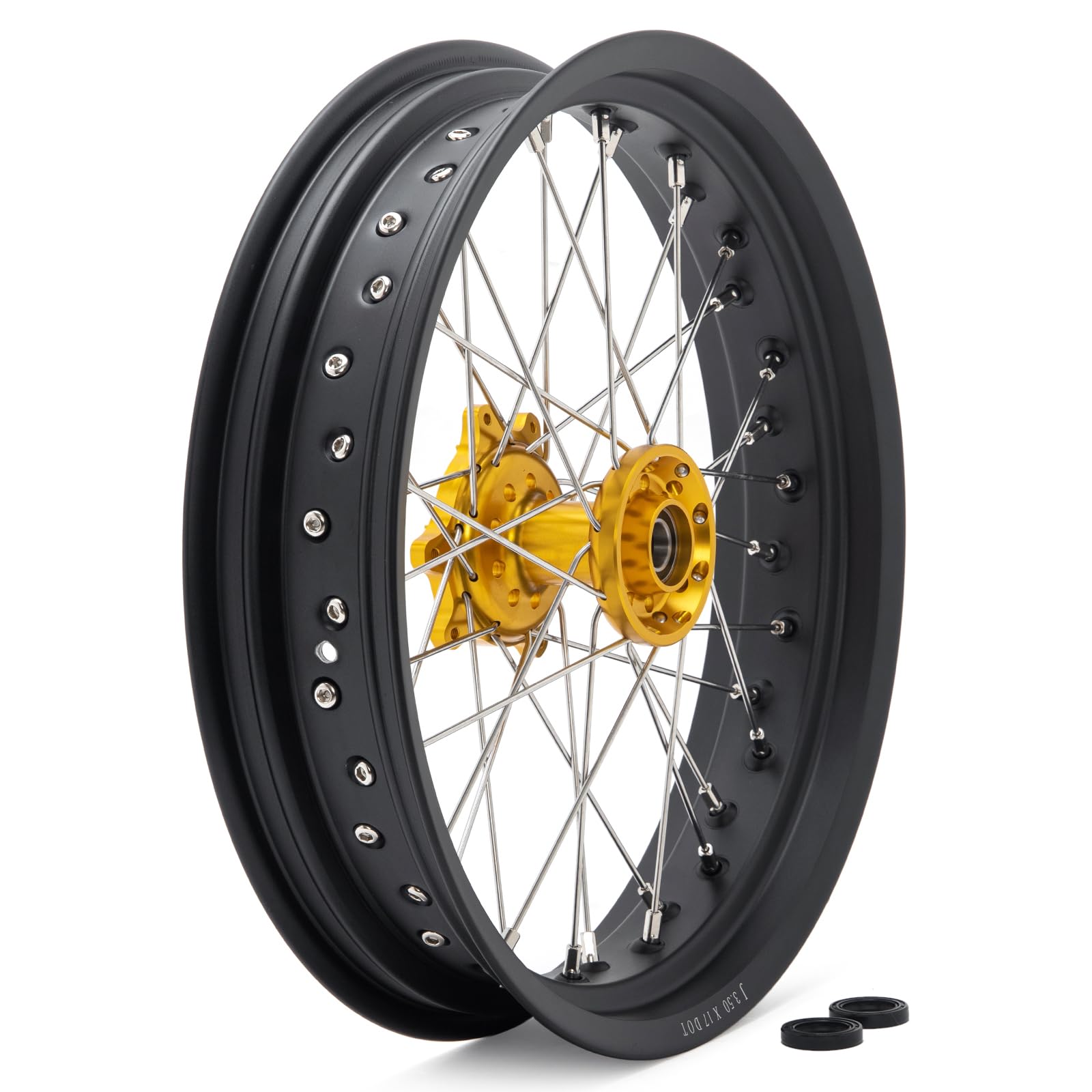 Amazon.co.jp: Smadmoto 17インチx3.5インチ スポークフロント
