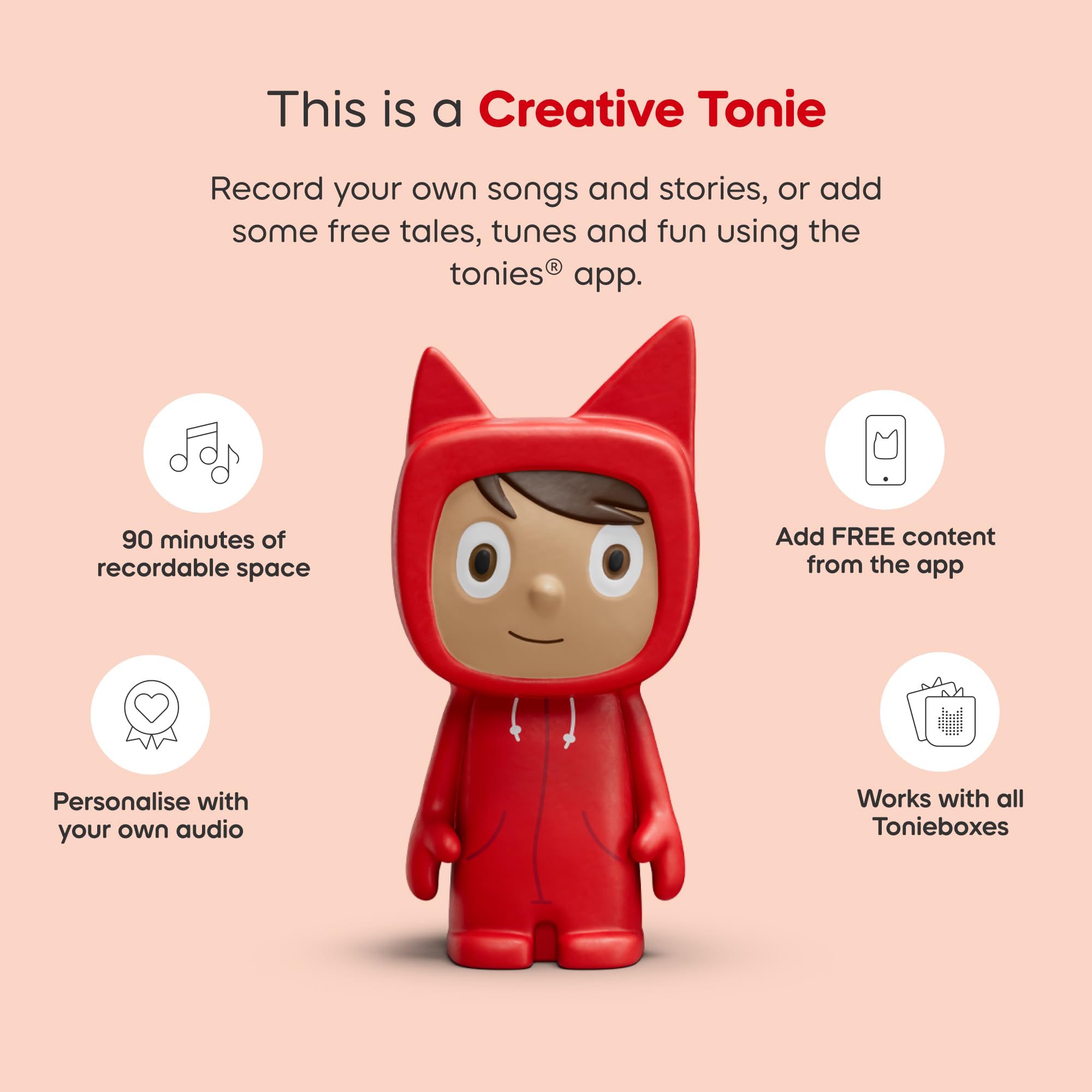 Toniebox 2 Starter Set creativo Tonie Rubie Cloud Pink