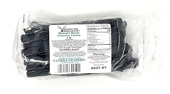 Kennys Licorice Twists, Black, 1 Pound