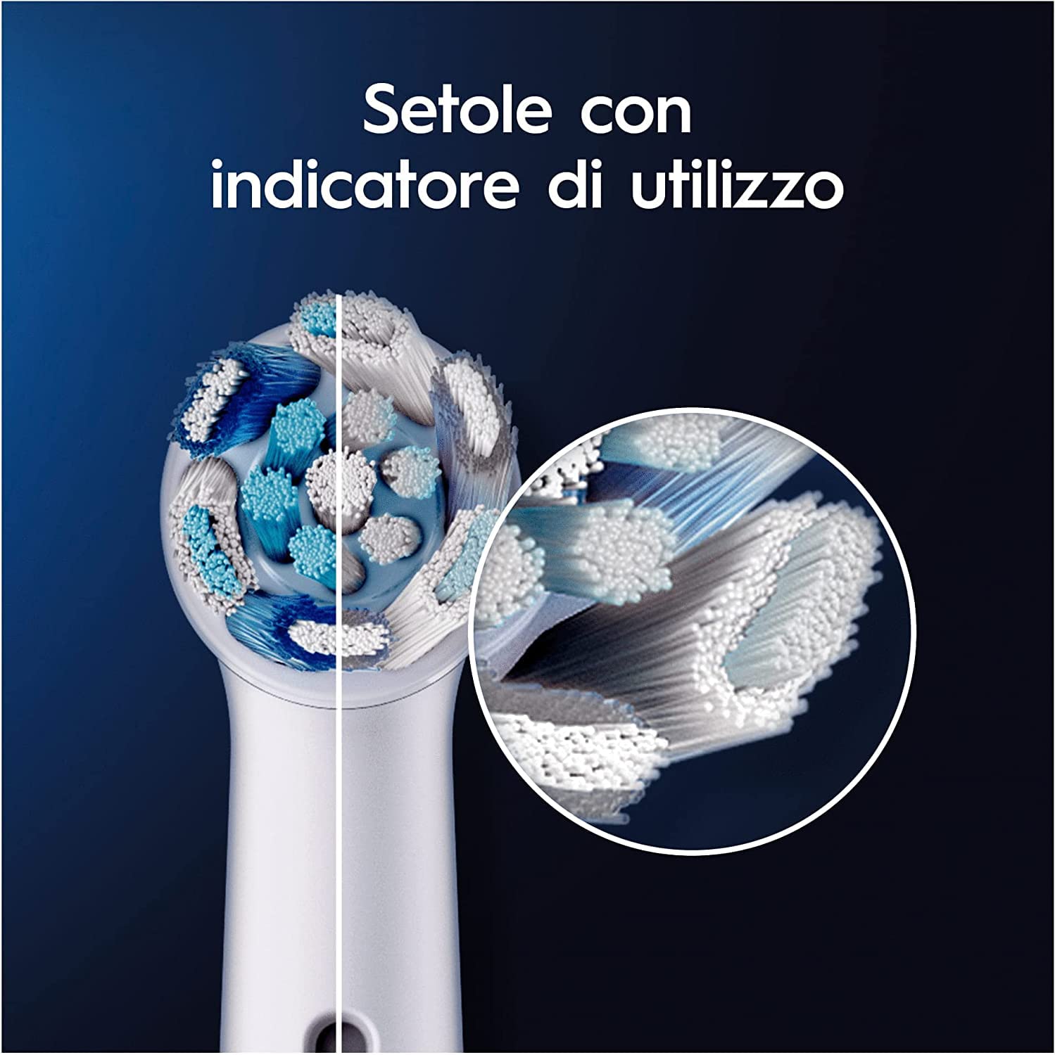Oral-B Testine di Ricambio iO Ultimate Clean, Bianche, 6 Ricambi - 6 Testine di Ricambio per Spazzolino Elettrico, Rotonde Originali, Rimozione Profonda Della Piastra Batterica