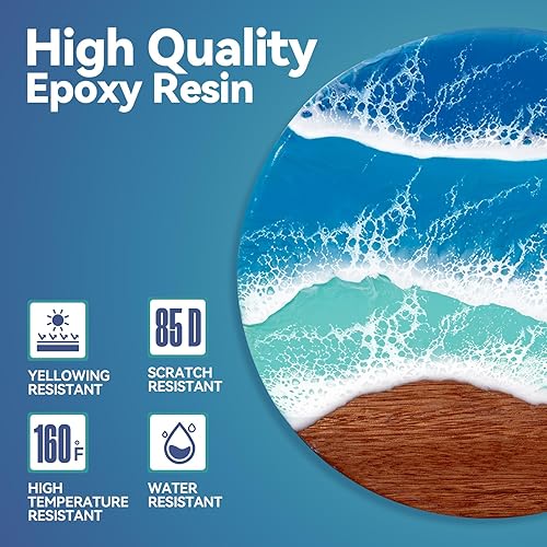 Miniatura 4 de Joyartss Kit de resina epoxi de 192 onzas, sin burbujas, antiamarilleo, revestimiento profundo de vertido y resina de fundición para fabricación de