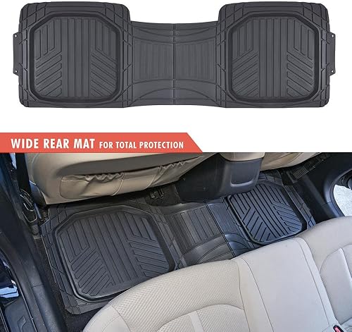 Miniatura 8 de BDK FlexTough - Alfombrillas de goma resistentes para coche, SUV, camión y furgoneta, protección contra todo tipo de clima, sin olor