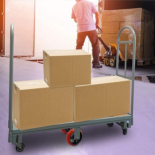 Miniatura 6 de Rueda giratoria de 6 pulgadas, ruedas de hierro fundido de poliuretano (corona), ruedas giratorias resistentes, capacidad de 1000 libras por ruedas,