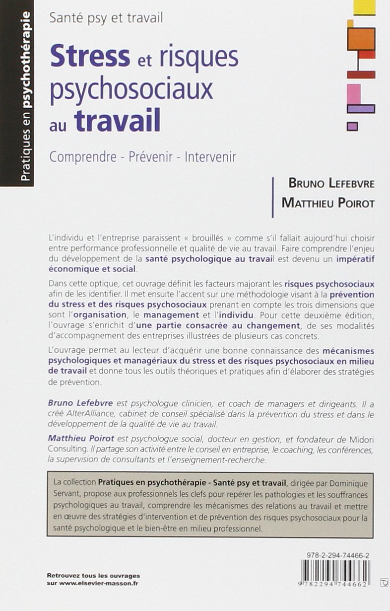 Stress et risques psychosociaux au travail