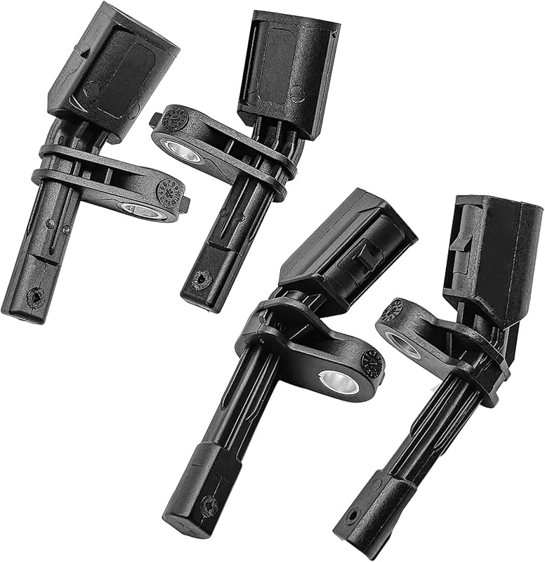 Sensor de velocidade da roda ABS dianteiro esquerdo/direito Pleoos para Audi TT, Porsche Carrera GT e Volkswagen – conjunto com 4 unidades