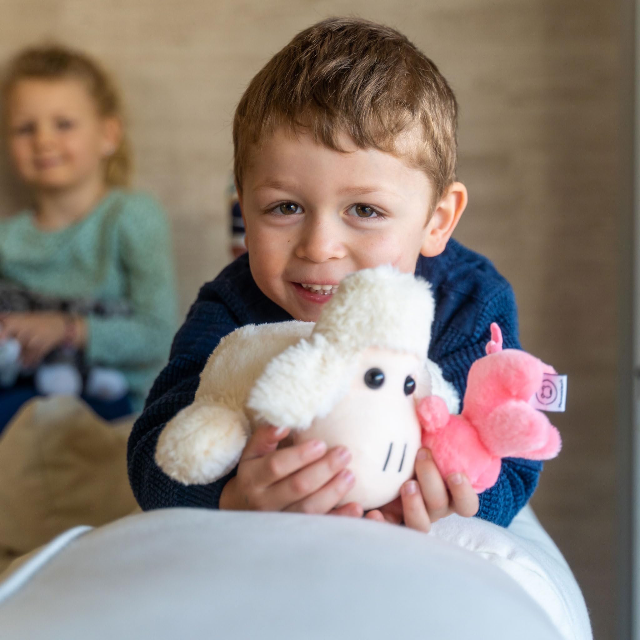 Owca przytulanka z 3 owcami, niemowlęta w brzuchu z zamkiem błyskawicznym, magnetyczne smoczki do ssania, wysokiej jakości zestaw pluszaków dla dzieci