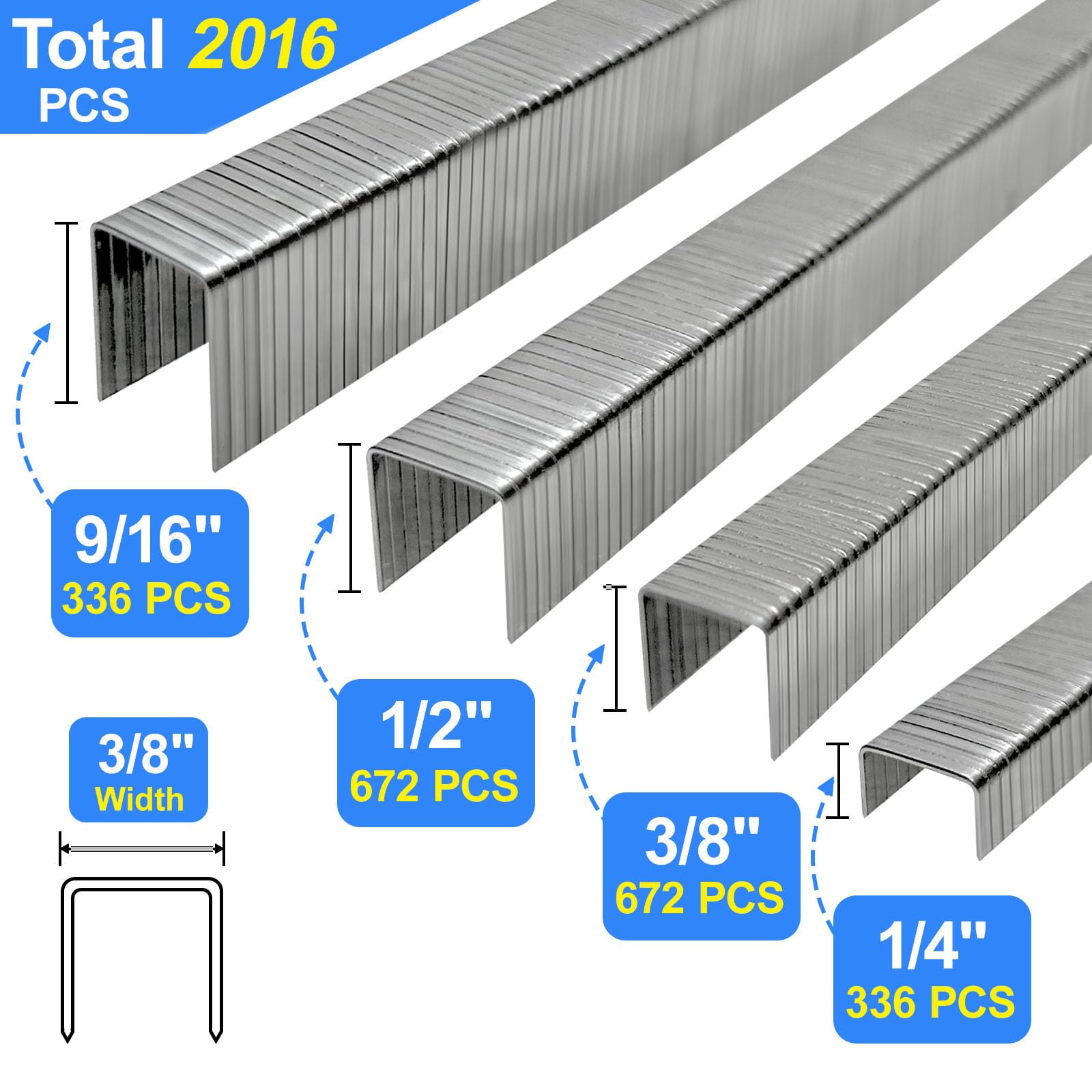 Stainless Steel Staples - 2016 Pack T/50 -3